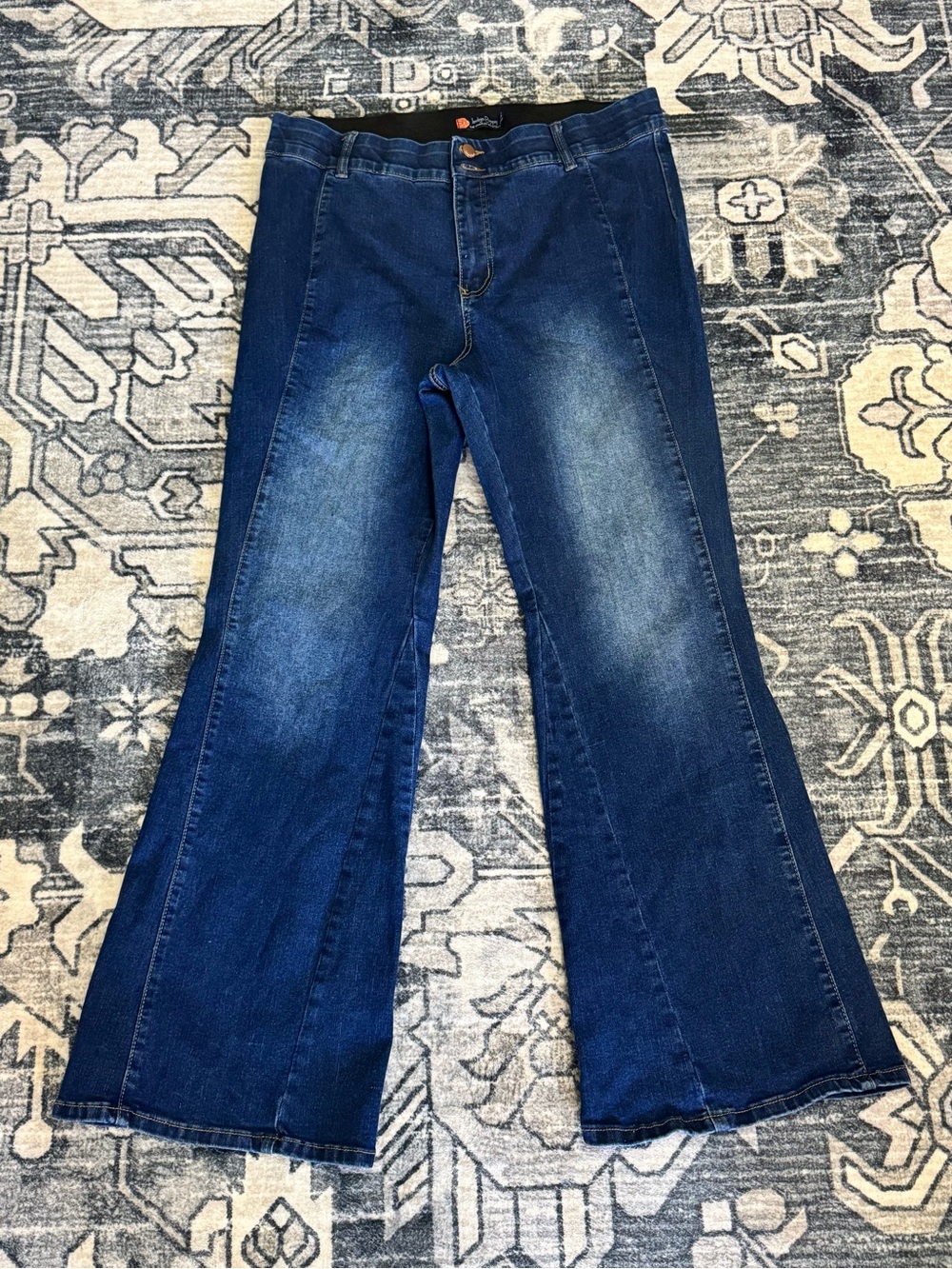 Indigo Poppy The Charley Bootcut Jeans Sz 16
